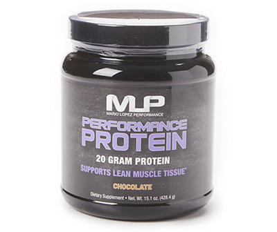 Mario Lopez Performance Chocolate 15-gram Performance Protein, 15.1 oz.