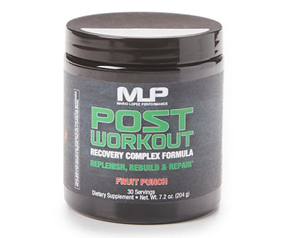 Mario Lopez Performance Fruit Punch Post-Workout Powder, 7.2 oz.