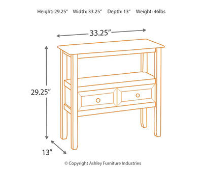 Abbonto 2-Drawer Accent Table