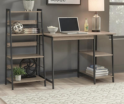 Soho 2-Piece Home Office Desk & Bookshelf Set