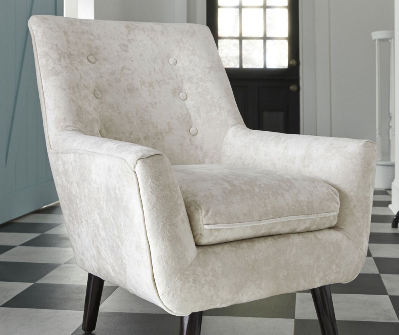 Ashley ivory best sale accent chair