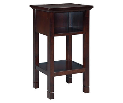 Marnville Cherry Accent Table with USB Ports
