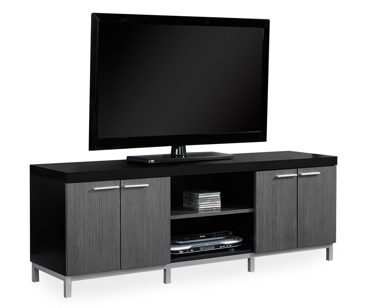 Gray fireplace tv stand big deals lots