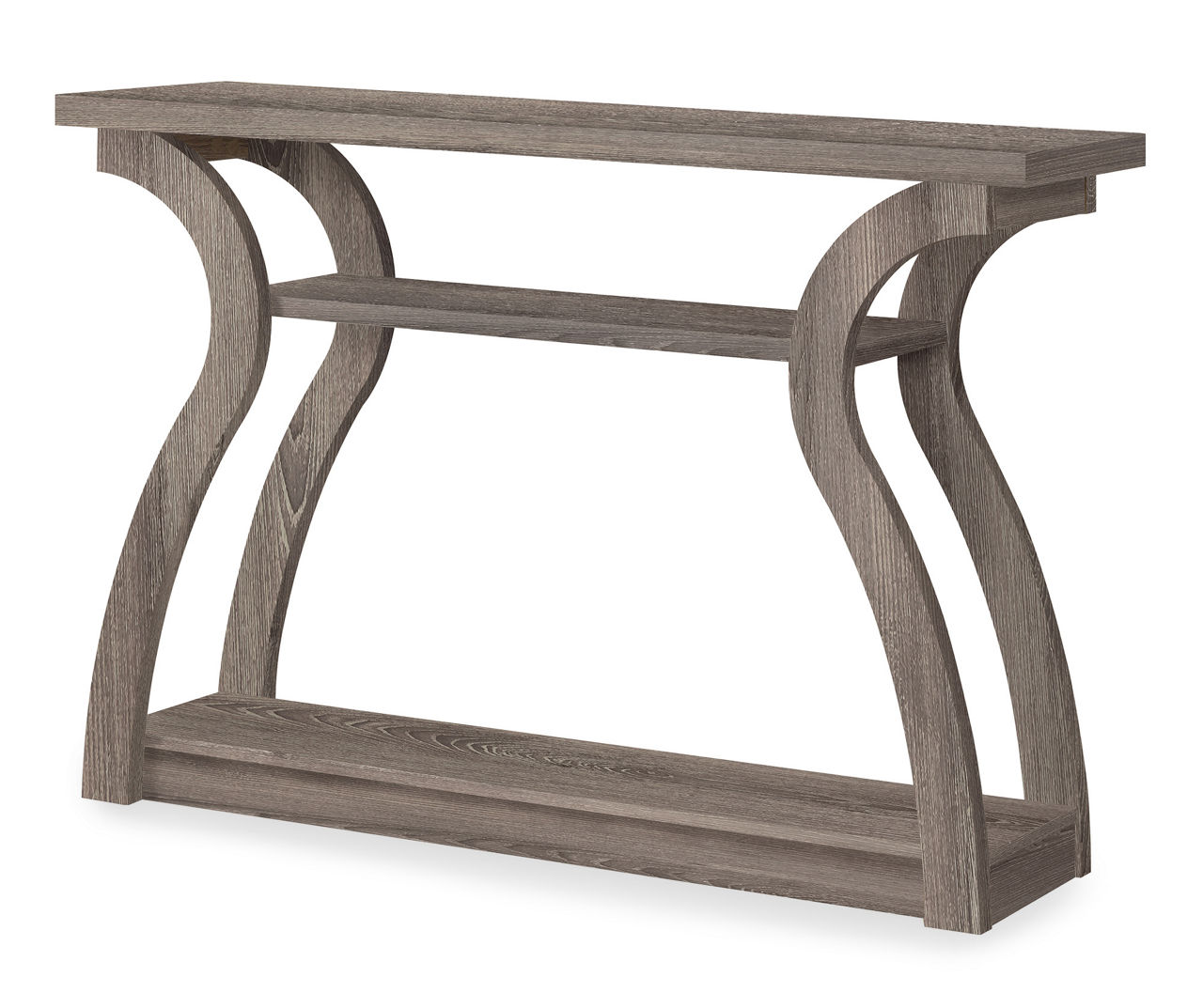  Dark Taupe Hall Console Accent Table