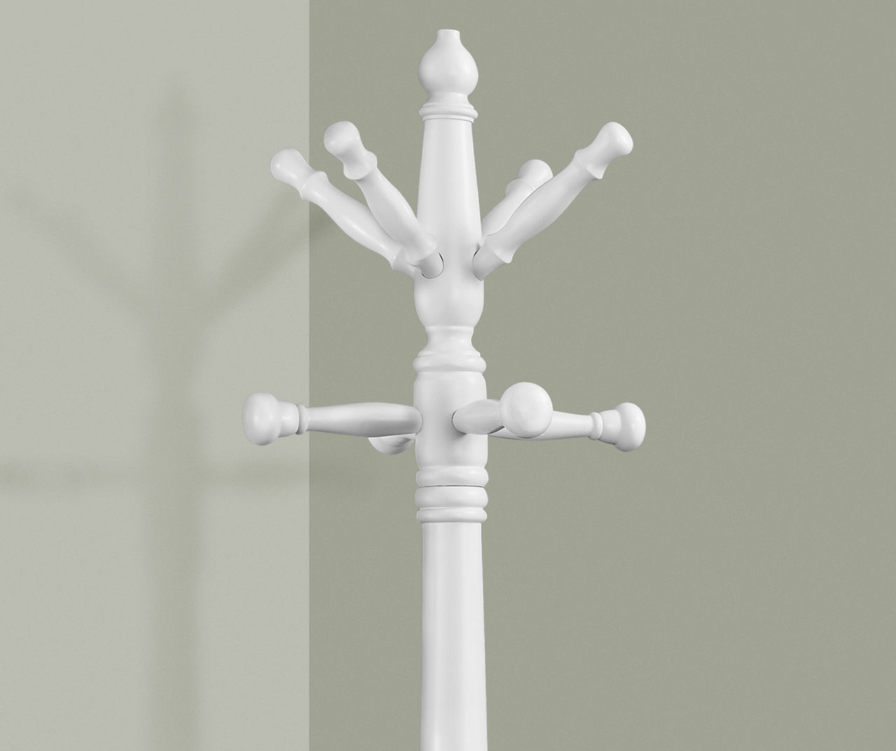 Antique white coat online rack