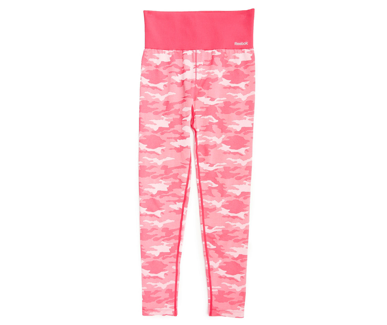 Reebok Women s Size L Raspberry Camo Jacquard Jersey Leggings Big Lots