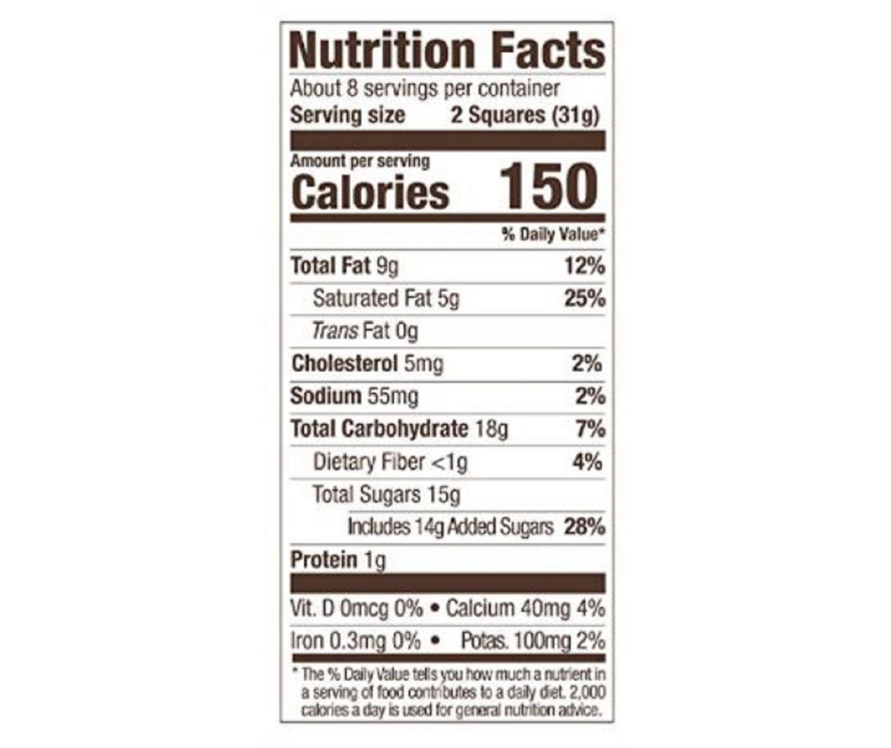 Chocolate Caramel Assortment Squares, 8.6 Oz.