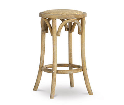 Franklin Natural Backless Woven Rattan Counter Stool