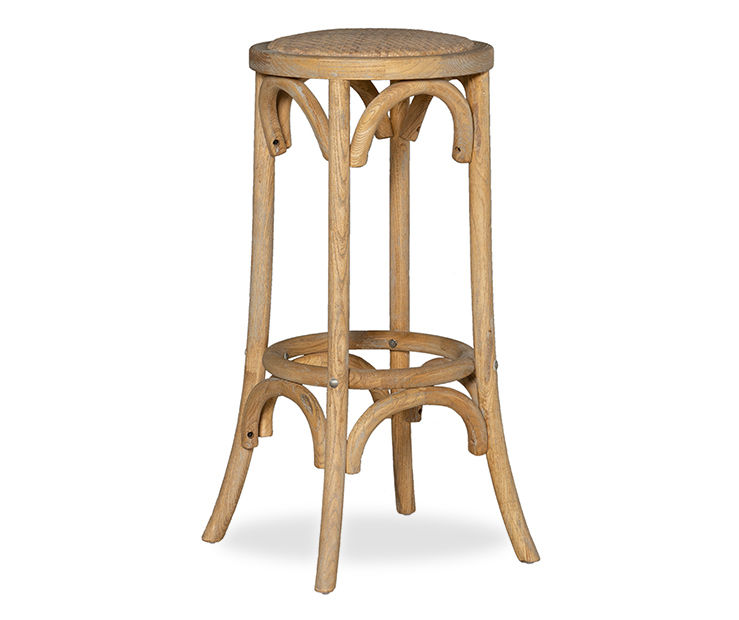 Franklin 30" Backless Woven Ratten Bar Stool Big Lots