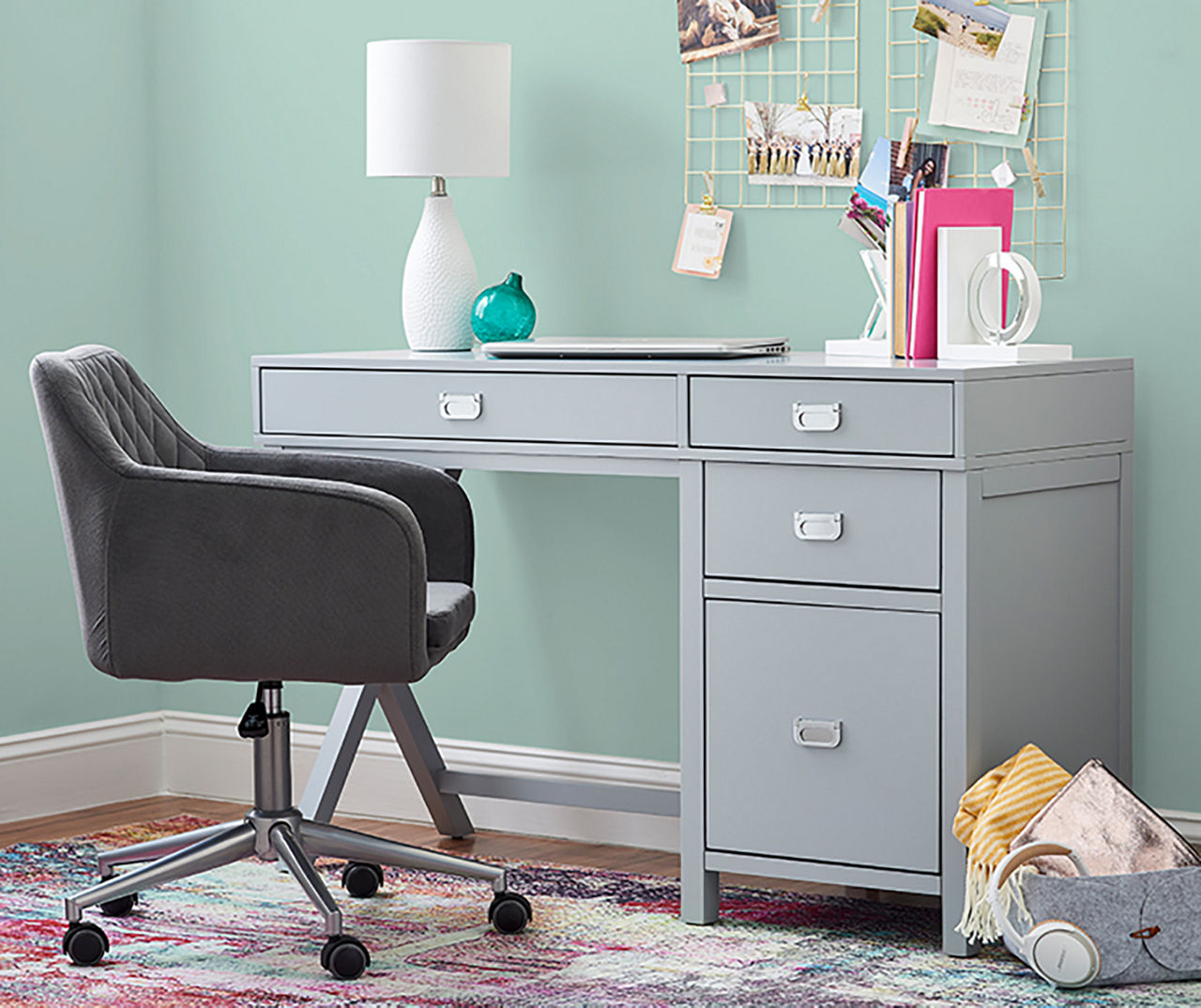 Big lots on sale grey desk