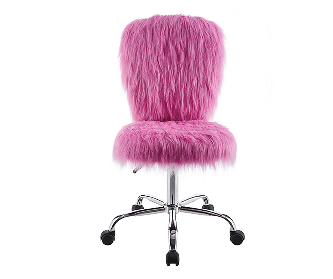 Purple faux fur discount chair