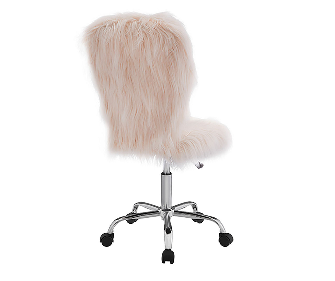 Faux fur chair discount pink