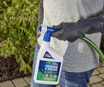 Outdoor Cleaner House & Siding with ZeroScrub Technology Ready-to-Spray Bottle, 32 oz.