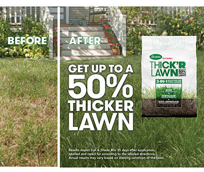 Turf Builder Thick'r Lawn & EZ Seed Patch & Repair Sun & Shade Bundle