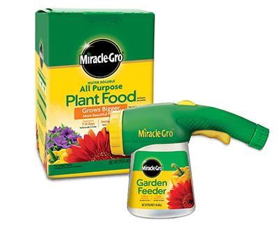 Water Soluble All Purpose Plant Food & Garden Feeder Bundle