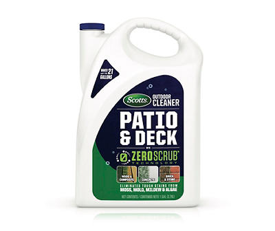 Outdoor Cleaner Patio & Deck With ZeroScrub Technology Concentrate, 1 Gal.