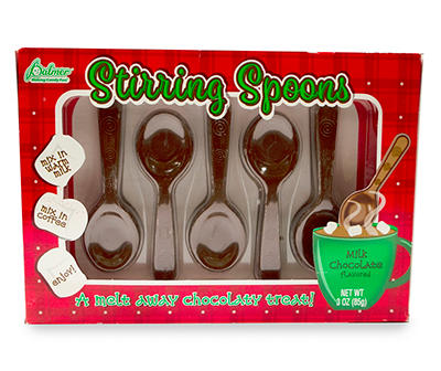 Chocolate Stirring Spoons, 5-Pack