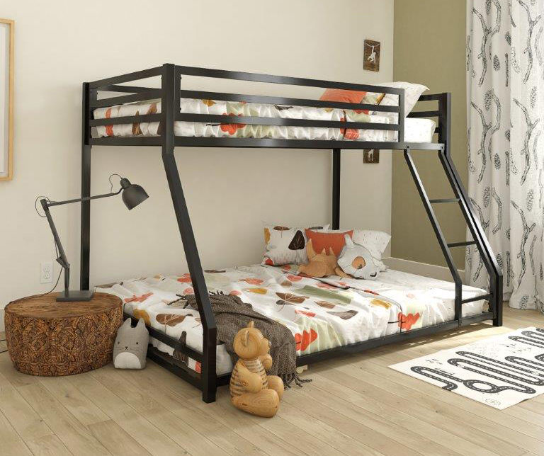 Bunk bed with futon big deals lots