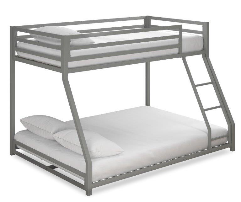 Atwater Living DHP Mason Silver Metal Twin-Over-Full Bunk Bed | Big Lots