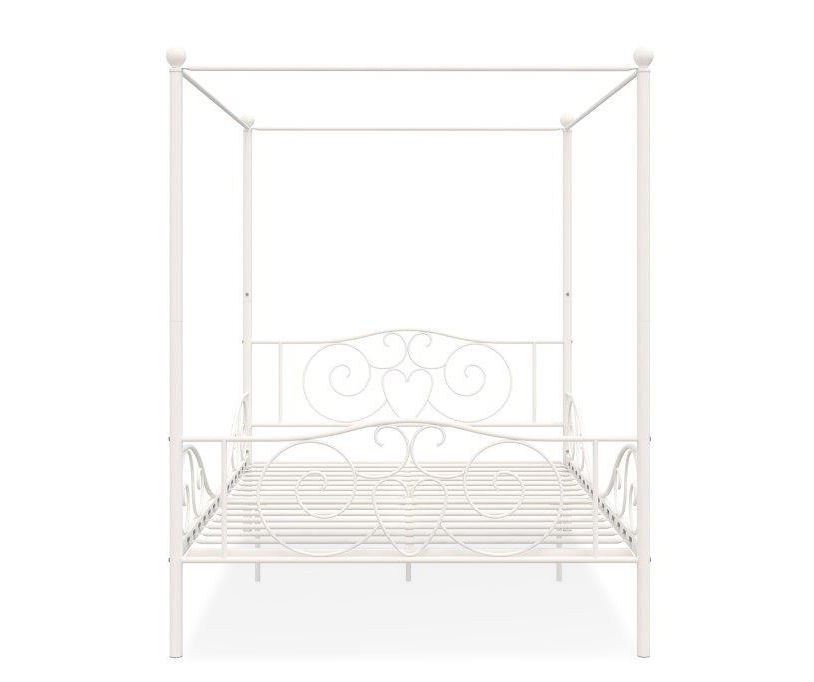 Atwater Living DHP Whimsical White Metal Full Canopy Bed | Big Lots