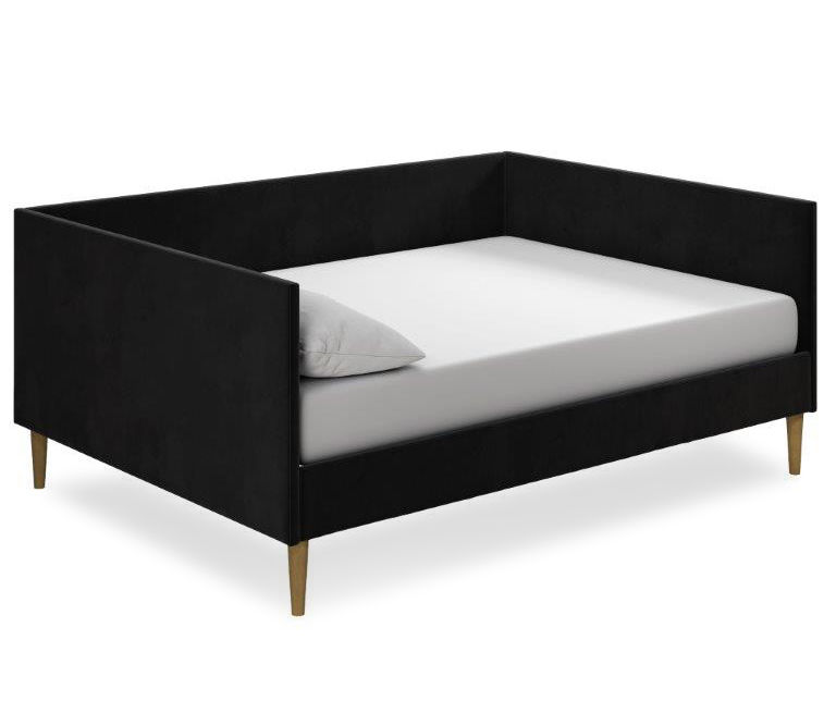 DHP Francis Black Mid-Century Full Daybed