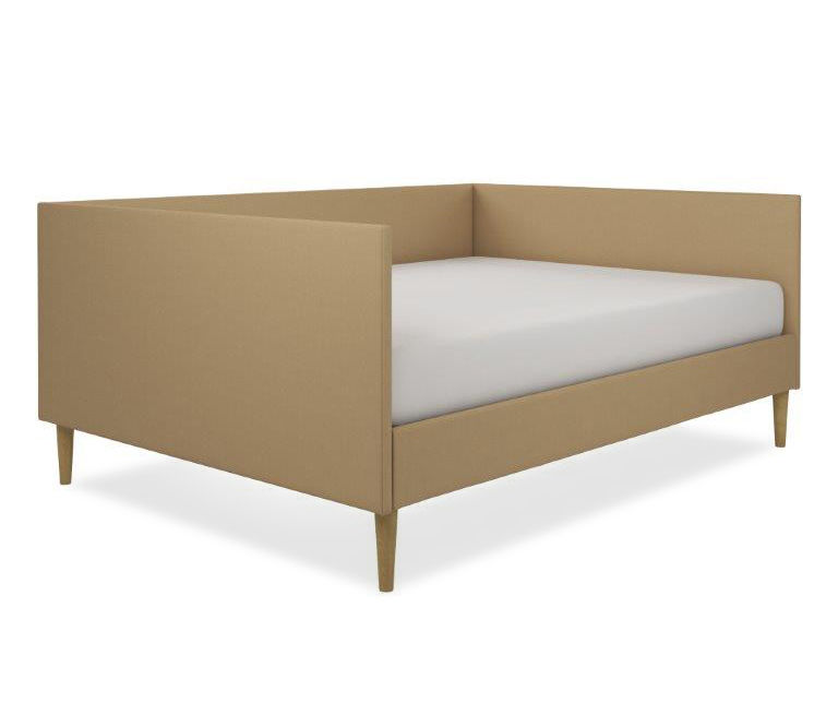 DHP Francis Tan Linen Mid-Century Full Daybed