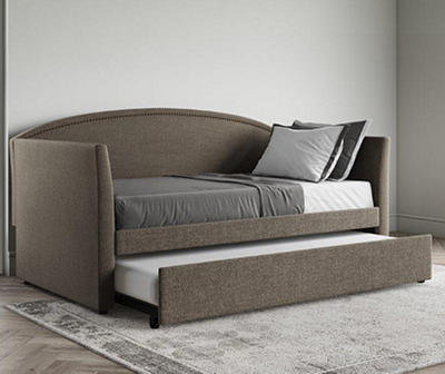 DHP Camila Gray Linen Twin Daybed
