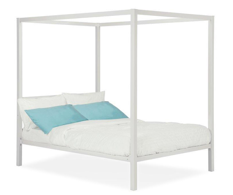 Atwater Living DHP Cara White Metal Full Canopy Bed | Big Lots