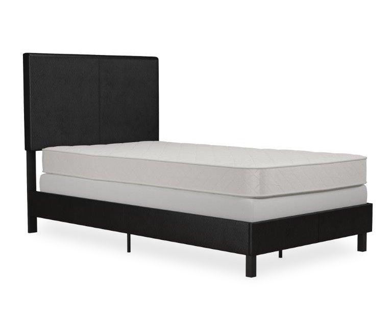 Atwater Living Atwater Living DHP Jazmine Black Faux Leather Upholstered Bed Big Lots