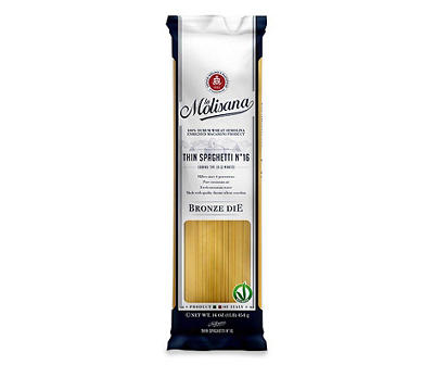 La Molisana Thin Spaghetti N° 16 100% Durum Wheat Semolina Enriched Macaroni, 1 Lbs.