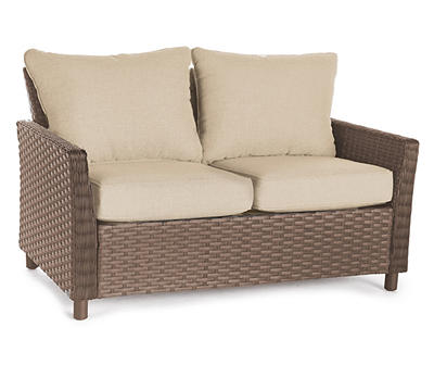 Broyhill Autumn Cove All-Weather Wicker Cushioned Patio Loveseat
