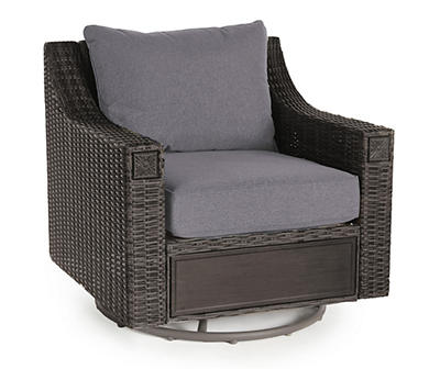 Broyhill Sandpointe All-Weather Wicker Cushioned Patio Glider Chair