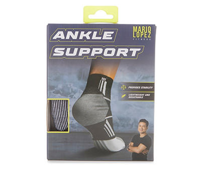 Mario Lopez Fitness Black Ankle Support