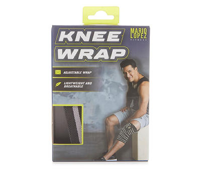 Mario Lopez Fitness Black Knee Wrap