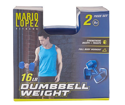 Mario Lopez Fitness Dumbbell, 2-Pack