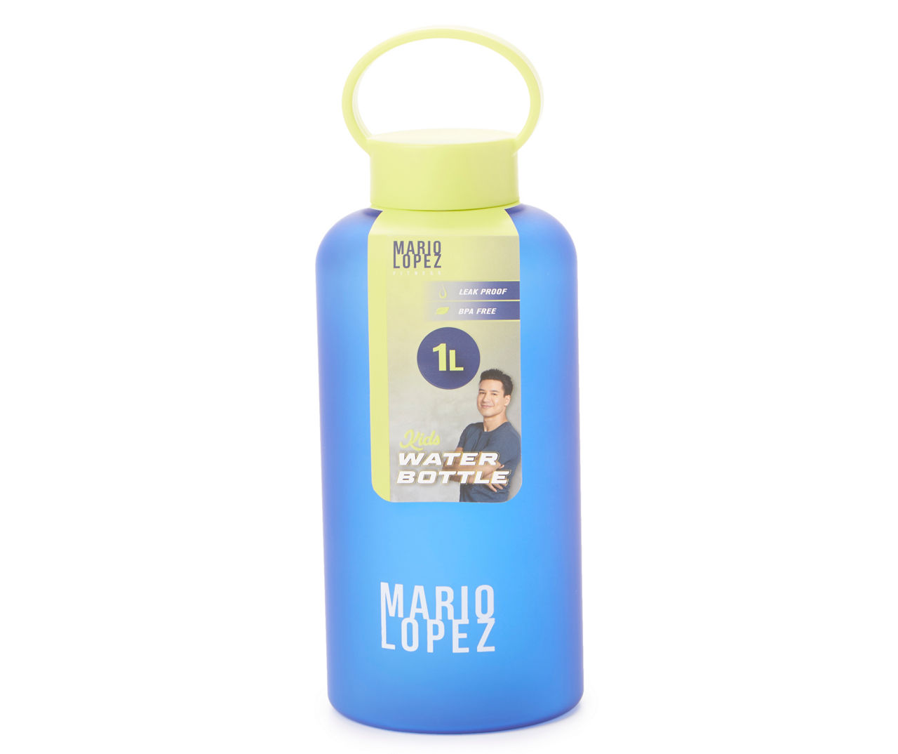 Mario Lopez Fitness Kids' Water Bottle, 1 Liter