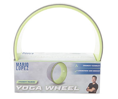 Mario Lopez Fitness Gray & Green Yoga Wheel