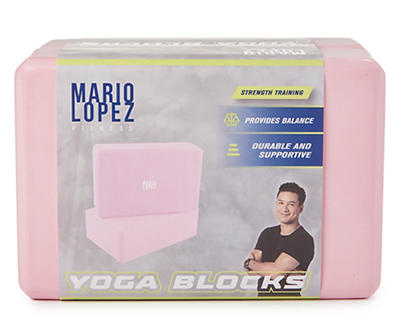 Mario Lopez Fitness Yoga Block, 2-Pack