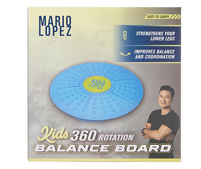 Mario Lopez Fitness Blue 360 Degree Rotation Kids' Balance Board
