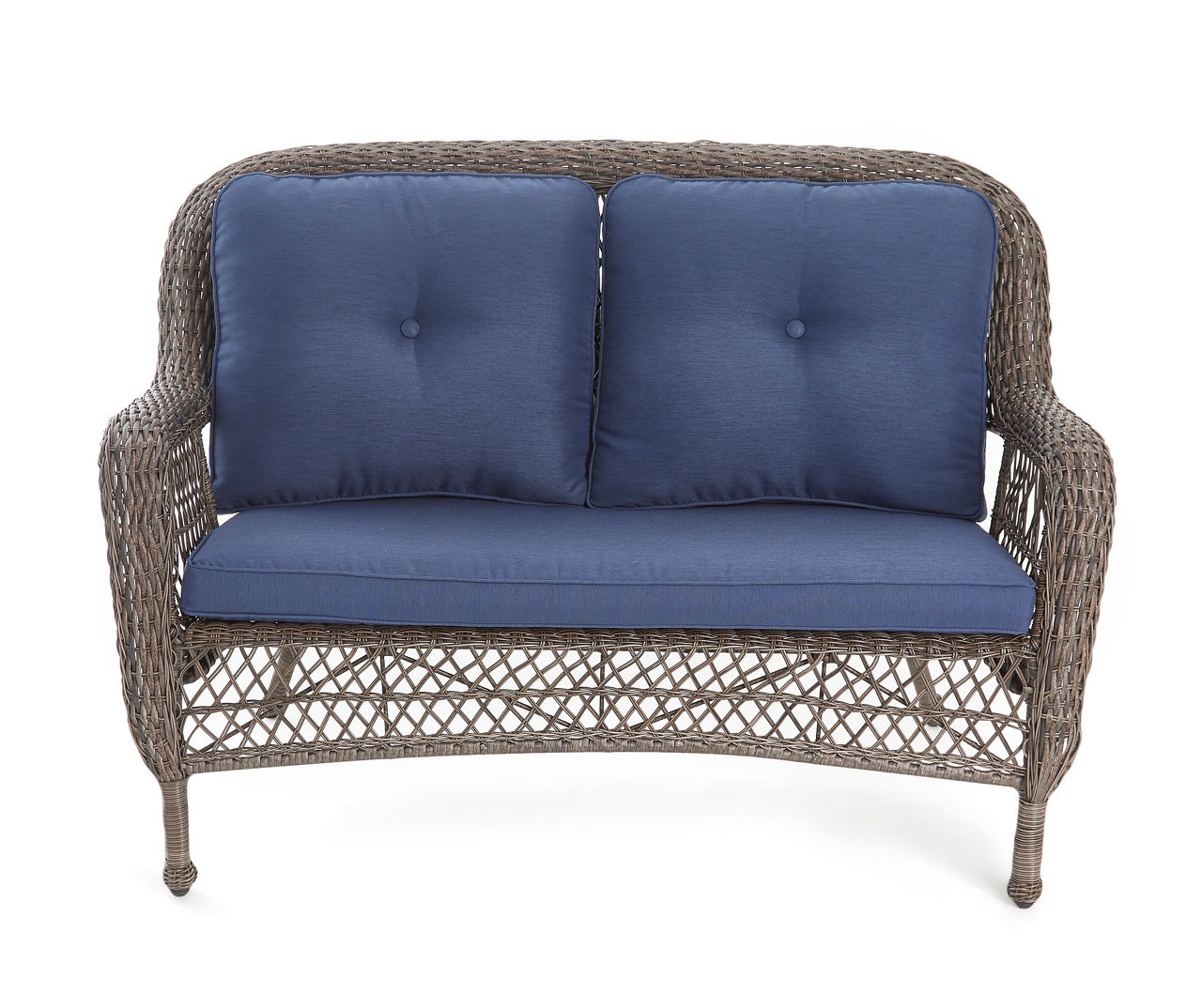 All weather best sale wicker loveseat