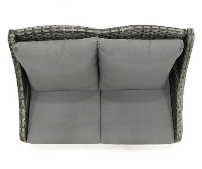 Pavero All-Weather Wicker Cushioned Patio Loveseat