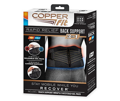 Copper Fit 3-in-1 Rapid Relief Back Support