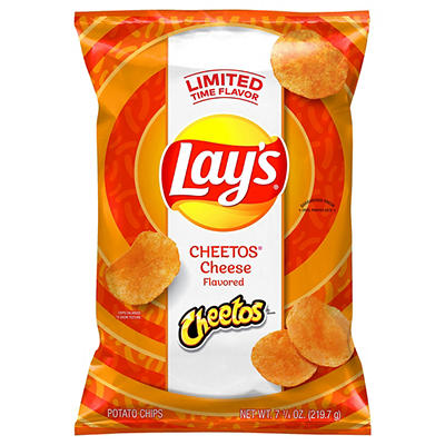 Cheetos Cheese Flavored Potato Chips, 7.75 Oz.