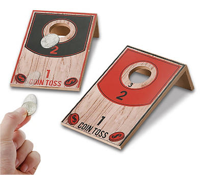 Wood Coin Toss Game, 2-Pack