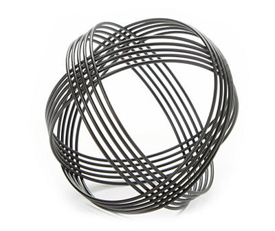 Black Metal Wire Decorative Ball