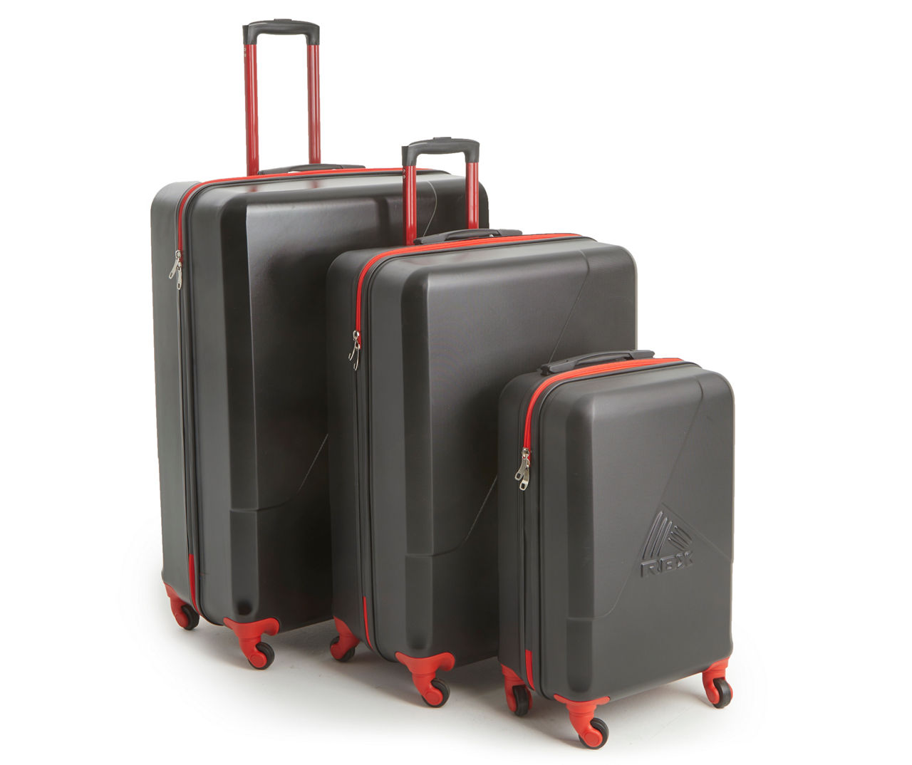 Black Geometric Tile Track Hardside Spinner Suitcase Big Lots