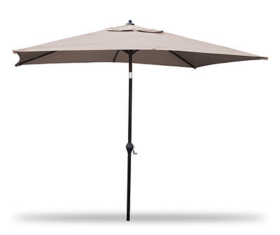 9' x 6' Linen Rectangular Tilt Market Patio Umbrella