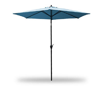9' Legion Blue Round Tilt Market Patio Umbrella