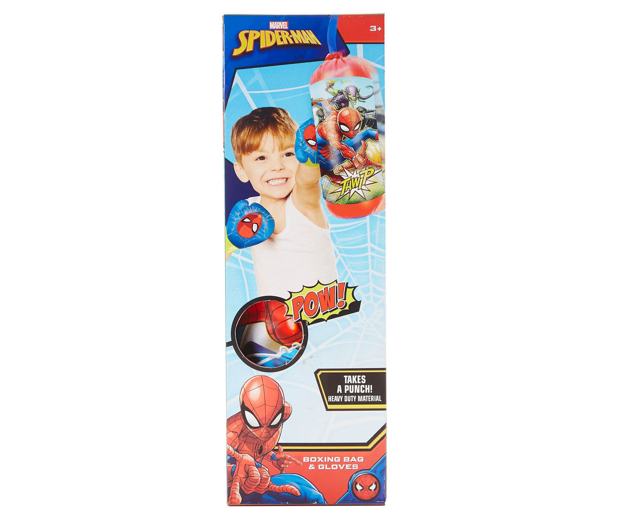 Spiderman Avengers Kids Boxing Bag Gloves Punching Set Child Exercise Toys Gifts 