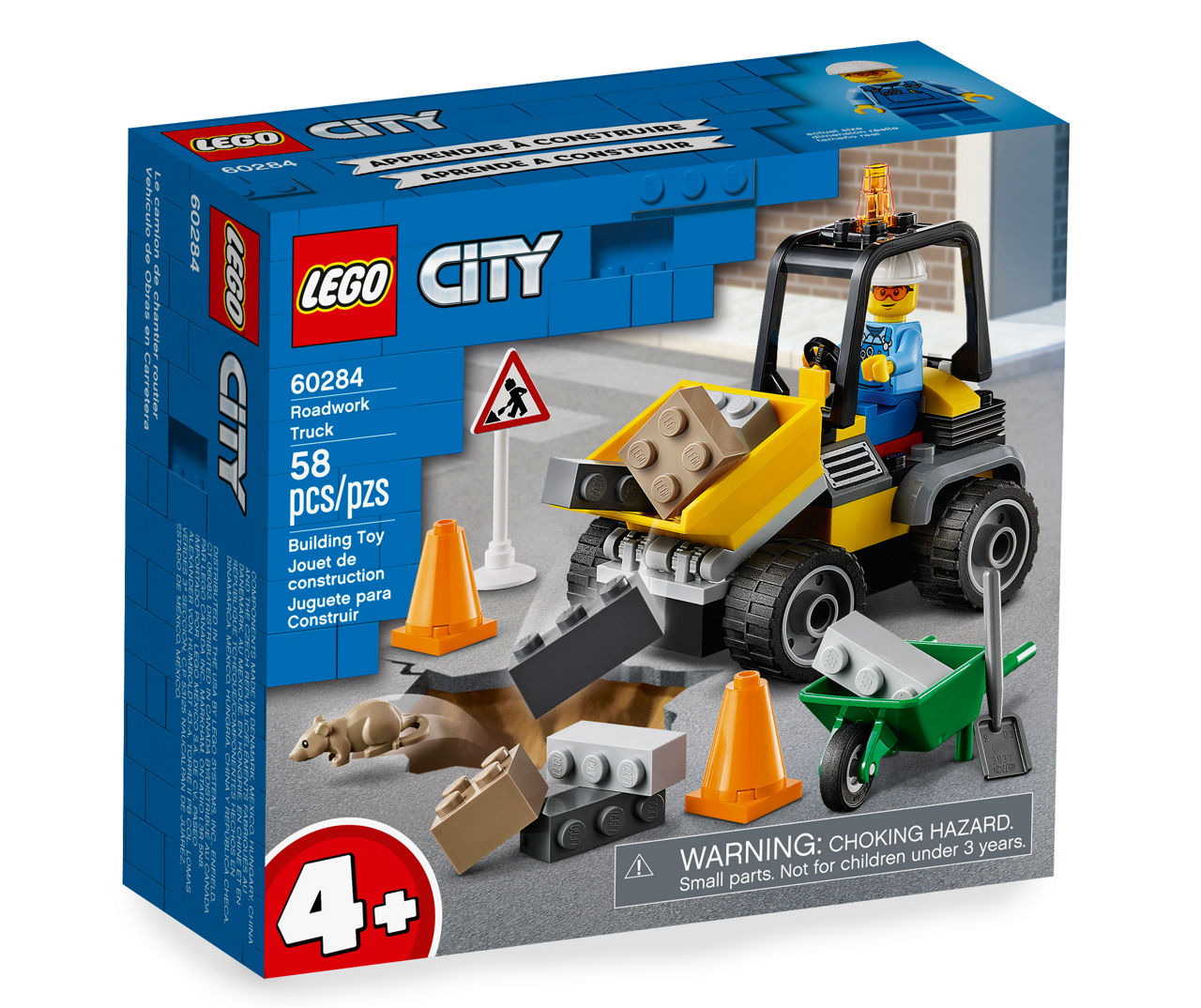 Matematik hvorfor Wetland LEGO City Roadwork Truck 58-Piece 60284 Building Toy | Big Lots